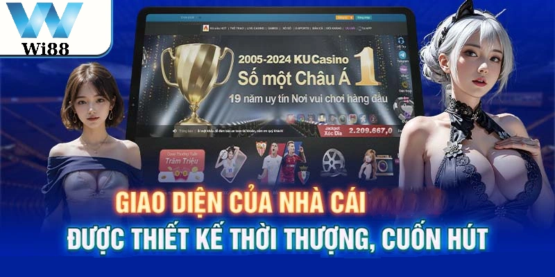 Giao diện được đầu tư bài bản